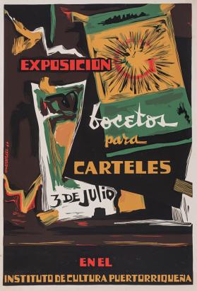 Exposición bocetos para carteles