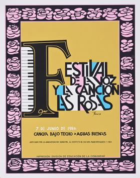 9no. Festival de la voz y la canción Las Rosas