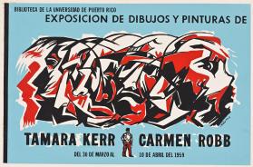 Exposición de dibujos y pinturas de Tamara Kerr y Carmen Robb
