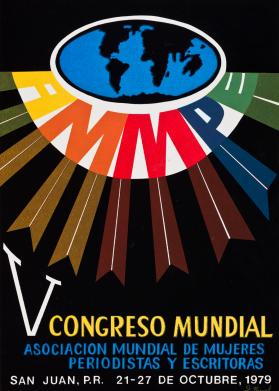 V Congreso Mundial, Asociación Mundial de Mujeres Periodistas y Escritoras (AMPE)