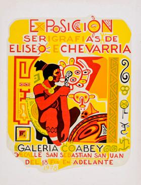 Exposición, Serigrafías de Eliseo Echevarría