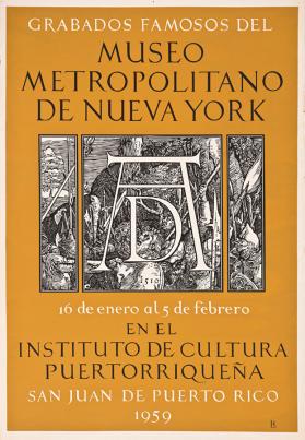 Grabados famosos del Museo Metropolitano de Nueva York