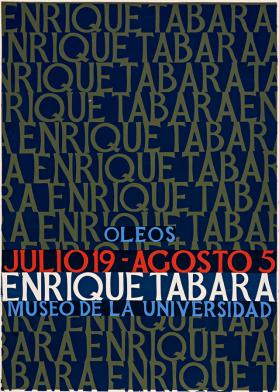 Óleos, Enrique Tabara
