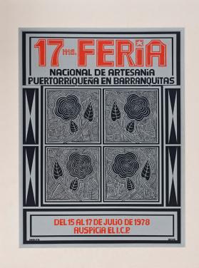 17ma. Feria de Nacional de Artesanía Puertorriqueña en Barranquitas