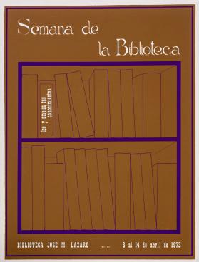 Semana de la Biblioteca, "Lee y amplía tus conocimientos"