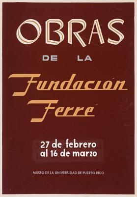Obras de la Fundación Ferré