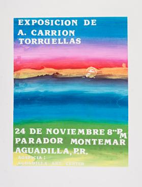 Exposición de  A. Carrión Torruellas
