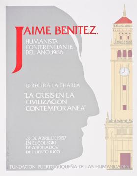 Jaime Benítez, Humanista Conferenciante del año 1986