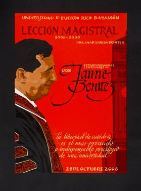 Lección magistral conmemorando el Centenario de Don Jaime Benítez