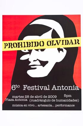 Prohibido Olvidar, 6to. Festival Antonia