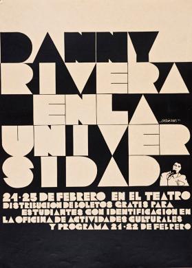 Danny Rivera en la Universidad