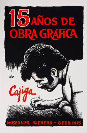 15 Años de obra gráfica de Cajiga