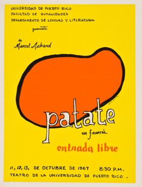 Patate en francés, de Marcel Achard