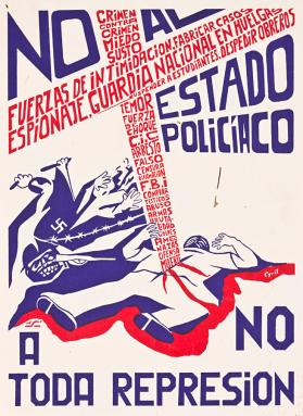 No al estado policiaco - No a toda represión