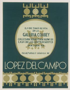 Esculturas y gráfica de López Del Campo