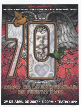 Concierto, 70 Aniversario, Coro de la Universidad de Puerto Rico