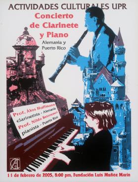 Concierto de clarinete y piano, Alemania y Puerto Rico