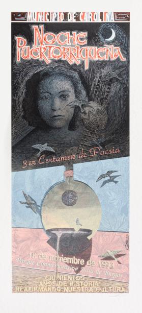 Noche Puertorriqueña, 3er. Certamen de Poesía