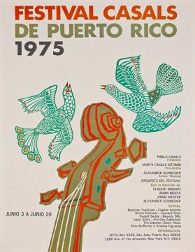 Festival Casals de Puerto Rico, 1975