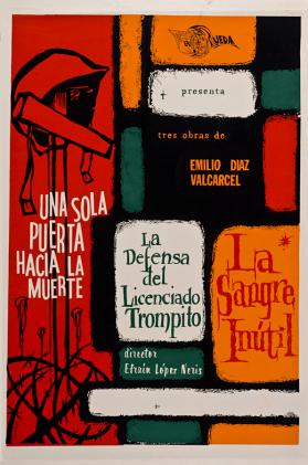 Teatro La Rueda presenta tres obras de Emilio Díaz Valcarcel