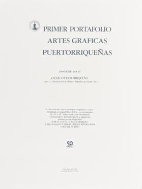 Primer Portafolio Artes Gráficas Puertorriqueñas