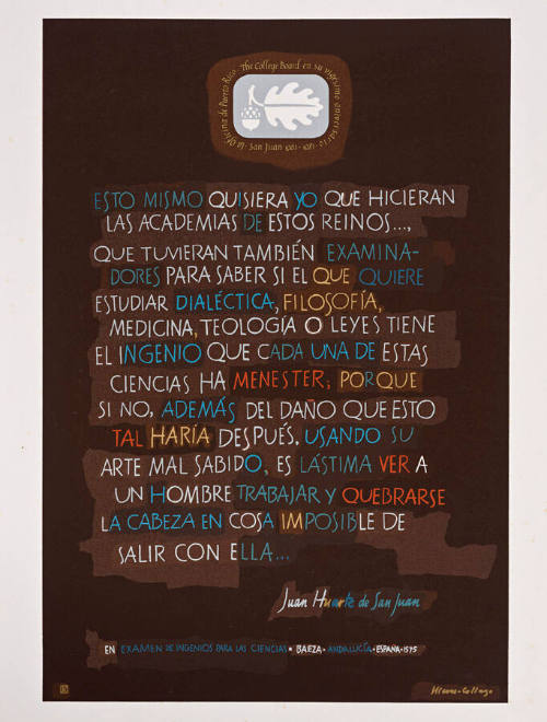 The College Board en su Vigésimo Aniversario 1963-1983