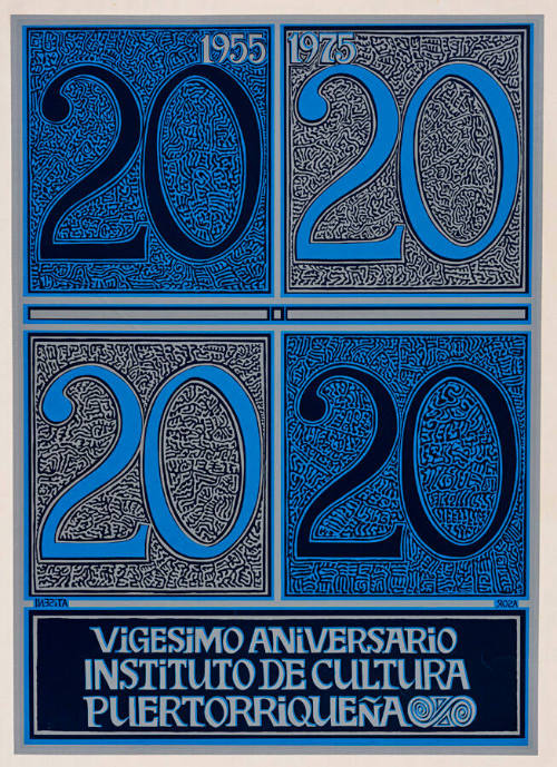 Vigésimo Aniversario Instituto de Cultura Puertorriqueña 1955-1975