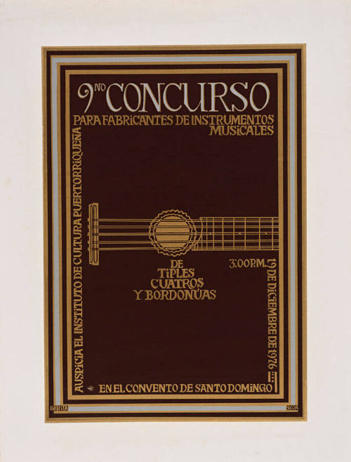 9no. Concurso para fabricantes de Instrumentos musicales