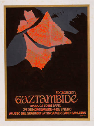 Exposición Gaztambide, Trabajos sobre papel