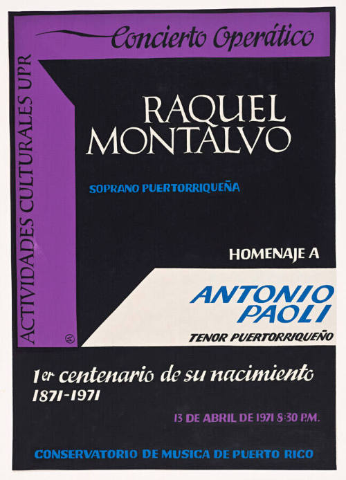 Concierto Operático, Raquel Montalvo