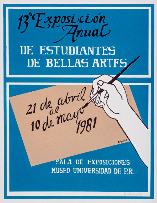 13ra. Exposición Anual de estudiantes de Bellas Artes