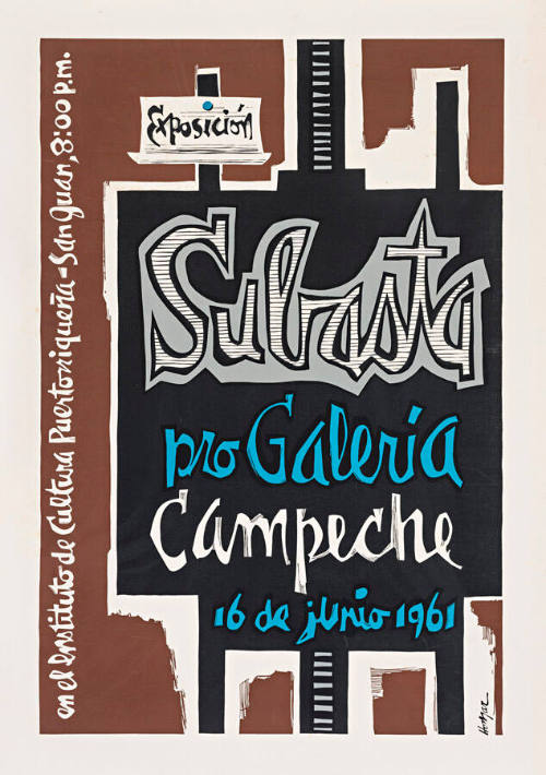 Exposición subasta pro Galería Campeche