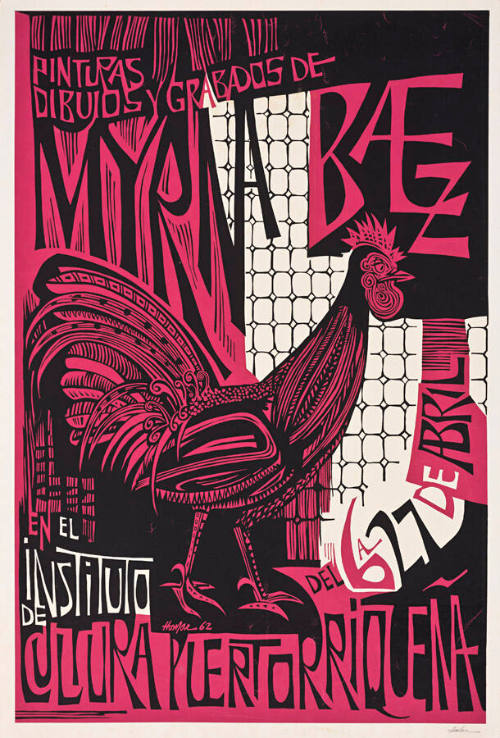 Pinturas, dibujos y grabados de Myrna Báez