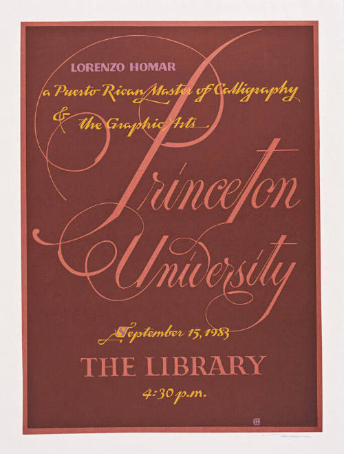 Lorenzo Homar, a Puerto Rican Master of Calligraphy & the Graphic Arts