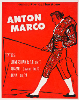 Conciertos del barítono Anton Marco