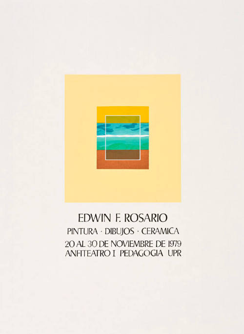 Edwin F. Rosario, Pintura, Dibujos, Cerámica