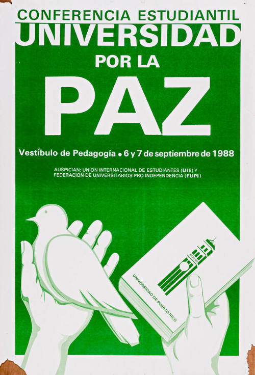 Conferencia estudiantil: Universidad por la paz