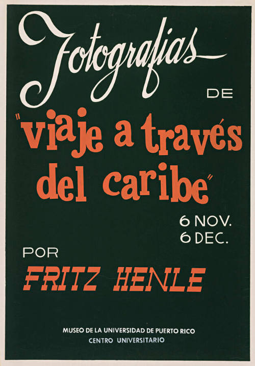 Fotografías de "viaje a través del Caribe", por Fritz Henle