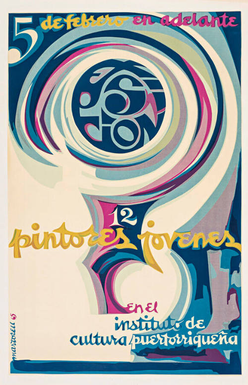 Exposición, 12 pintores jóvenes en el Instituto de Cultura Puertorriqueña