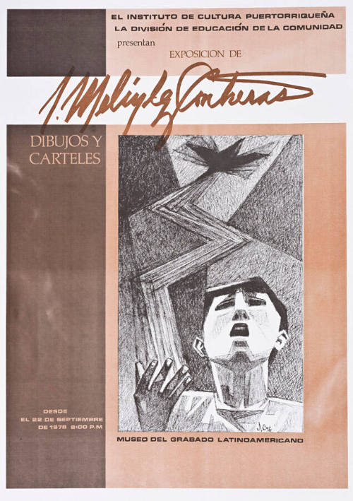 Exposición de José Meléndez Contreras: Dibujos y Carteles