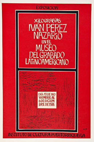 Exposición Xilografías Iván Pérez Nazario