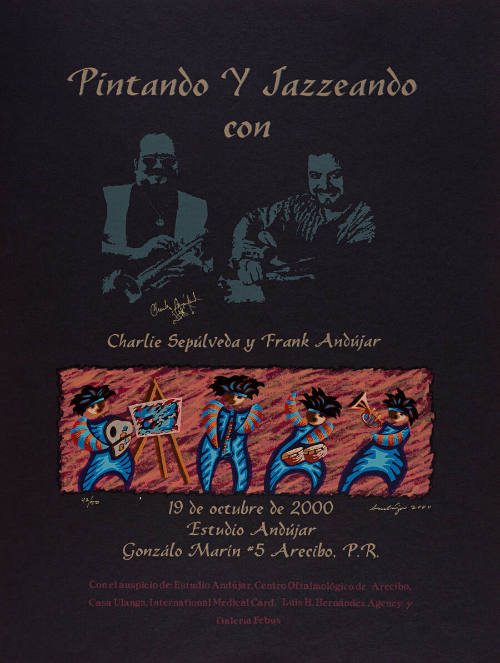 Pintando y Jazzeando con Charlie Sepúlveda y Frank Andújar