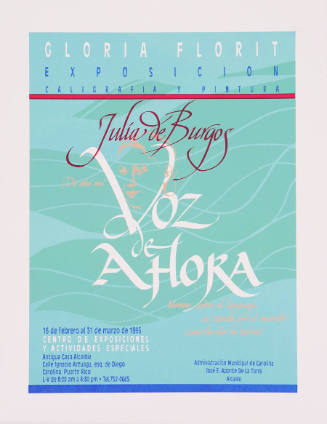 Gloria Florit: Exposición Caligrafía y Pintura