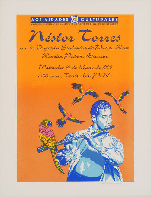 Néstor Torres con la Orquesta Sinfónica de Puerto Rico