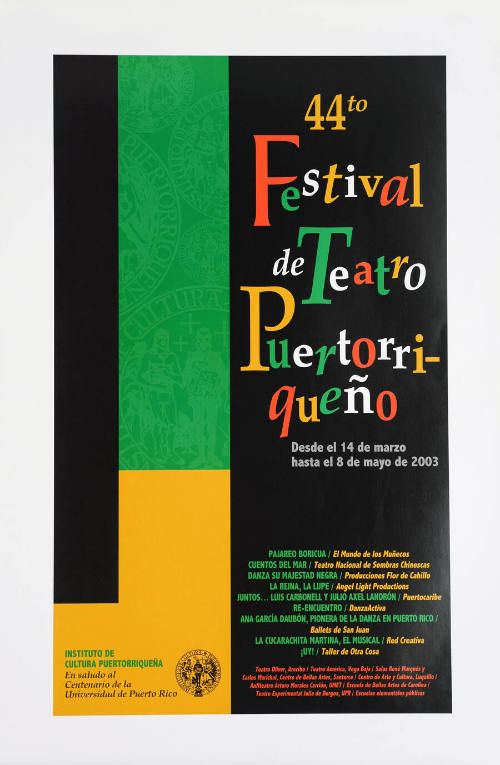 44to. Festival de Teatro Puertorriqueño