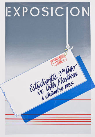 Exposición, Estudiantes 3er. Año Esc. Artes Plásticas