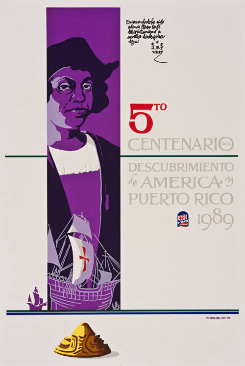 5to. Centenario del Descubrimiento de America y Puerto Rico 1989