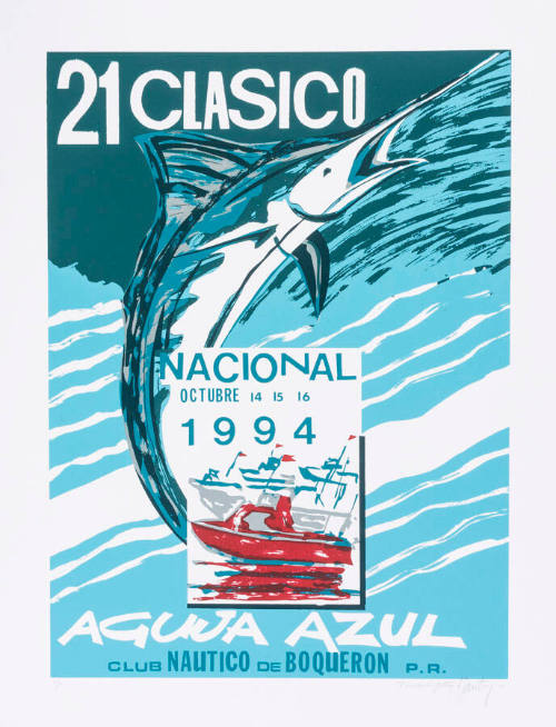 21 Clásico Aguja Azul