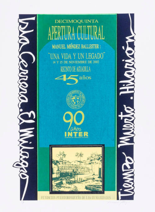 Decimoquinta Apertura Cultural, Manuel Méndez Ballester: Una Vida y un Legado