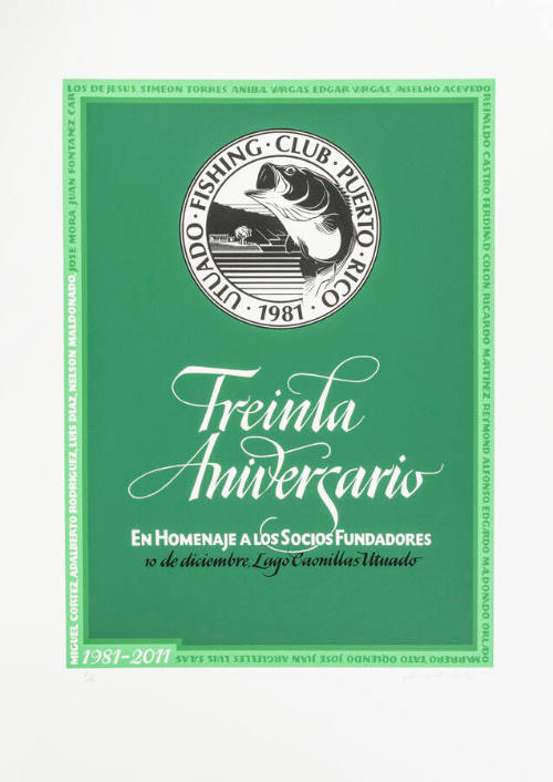 Treinta Aniversario, Utuado Fishing Club Puerto Rico